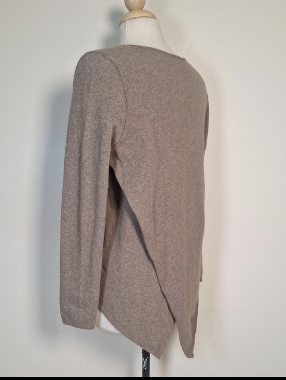 Holebrook Sweden Wool Asymetrical Back Crew New Sweater Size M
